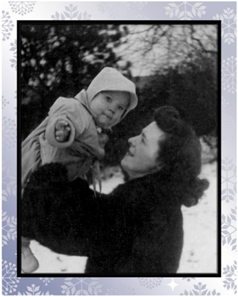Jim Beard and his mum Kathleen May Beard (nee Stack) circa 1946